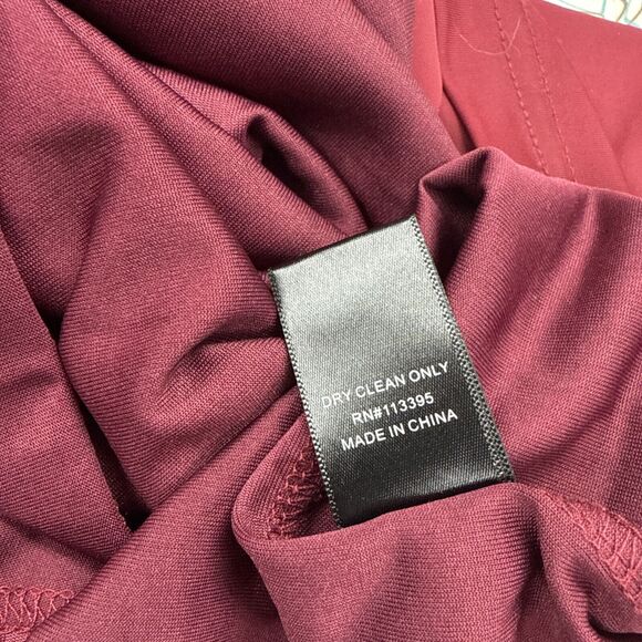 Lulus Deep Red Maxi Dress Womens Medium Open Back Prom Valentines Gala Holiday - Picture 8 of 9